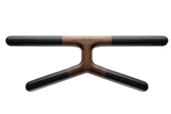 Pamono Black Ash Jeeves Wall-Mounted Valet Stand by Tolila & Gilliland> Racks, Hooks & Valets