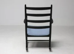 Online Pamono Black Beech Rocking Chair by Niels Eilersen, Denmark, 1960s