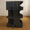 Pamono Black Boby Cart by Joe Colombo for Bieffeplast> Serving Bar Carts & Trolleys