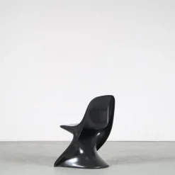 Pamono Black Casalino Children's Chair by Alexander Begge for Casala, Germany, 2000s><noscript><img width=
