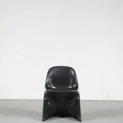 Pamono Black Casalino Children's Chair by Alexander Begge for Casala, Germany, 2000s><noscript><img width=