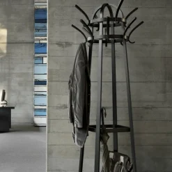 Online Pamono Black Coat Rack by Koloman Moser