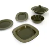 Clearance Pamono Black Earthenware Serving Set by Antonia Campi, 1965, Set of 5