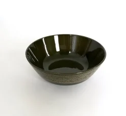 Clearance Pamono Black Earthenware Serving Set by Antonia Campi, 1965, Set of 5