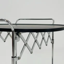 Pamono Black Gastone Dolly Trolley Bar Cart by Antonio Citterio and Oliver Low for Kartell><noscript><img width=