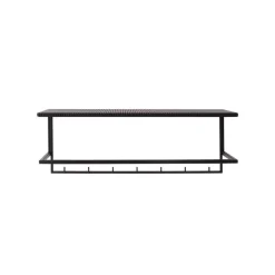 New Pamono Black Grid Coat Hanger by Kristina Dam Studio