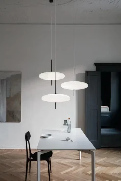 New Pamono Black Hardware 2065 Ceiling Lamp with White Diffuser by Gino Sarfatti for Astep