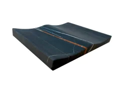 Clearance Pamono Black Marble Bamboo Tray by Joaquín Moll for Meddel