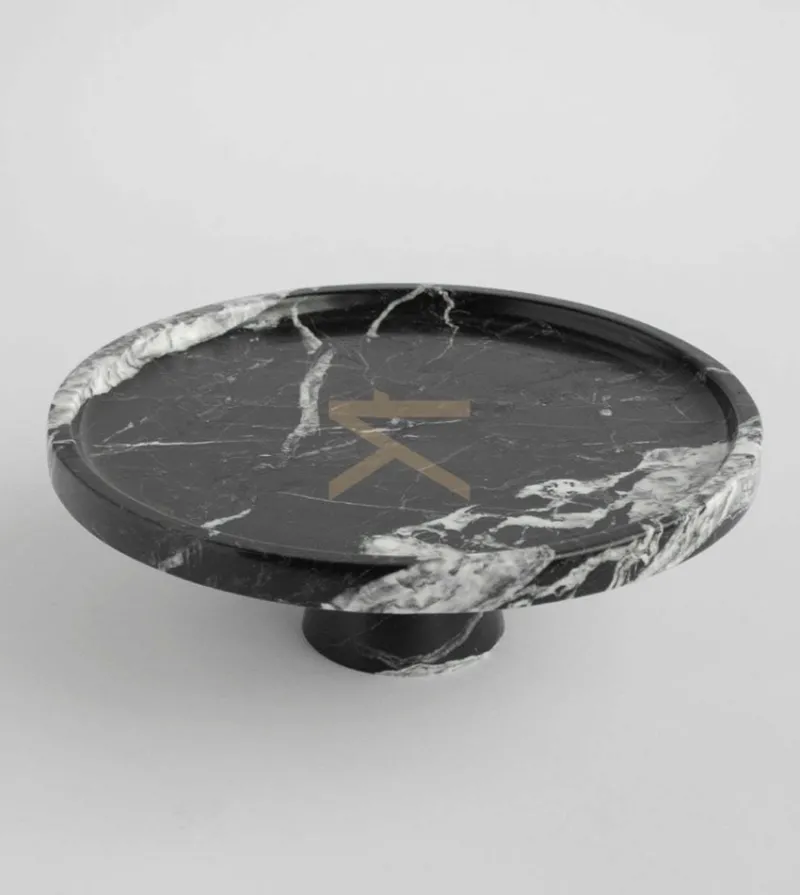 Pamono Black Marble Cake Stand from Kiwano Concept> Tabletop|Dinnerware Accessories