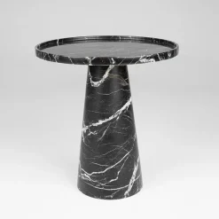 Pamono Black Marble Cone Side Table from Kiwano Concept> Tables