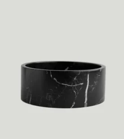 New Pamono Black Marble Cylinder Bowl from Kiwano Concept