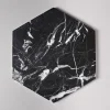 Pamono Black Marble Hexagon Platter from Kiwano Concept> Tabletop|Serving Dishes