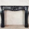 Pamono Black Marble Three Shell Mantelpiece> Fireplaces And Mantels