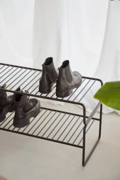 Pamono Black Metal Shoe Racks by Cuero Design> Racks, Hooks & Valets