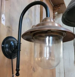 Pamono Black Middle Copper Barn Light><noscript><img width=