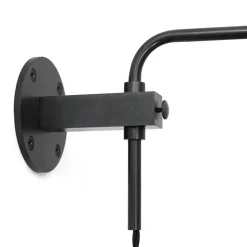 Pamono Black Minimalist Modern Oxidized Steel Potence Wall Lamp from Balance Lamp> Wall Lights & Sconces