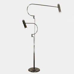 Best Pamono Black Nickel Southside Floor Lamp by Andrea Bonini