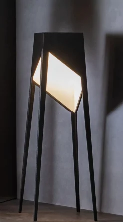 Best Pamono Black Oak Luise Little Floor Lamp by Matthias Scherzinger
