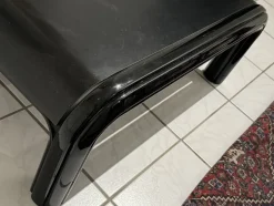 Sale Pamono Black Orsay Table and Chair by Gae Aulenti for Knoll International, 1970s, Set of 2