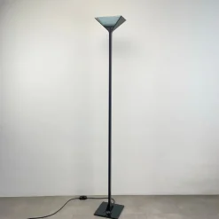Pamono Black Papillona Floor Lamp by Tobia Scarpa for Flos, 1970s> Floor Lamps