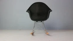 Pamono Black RAR Rocking Chair by Charles & Ray Eames for Herman Miller, 1977><noscript><img width=