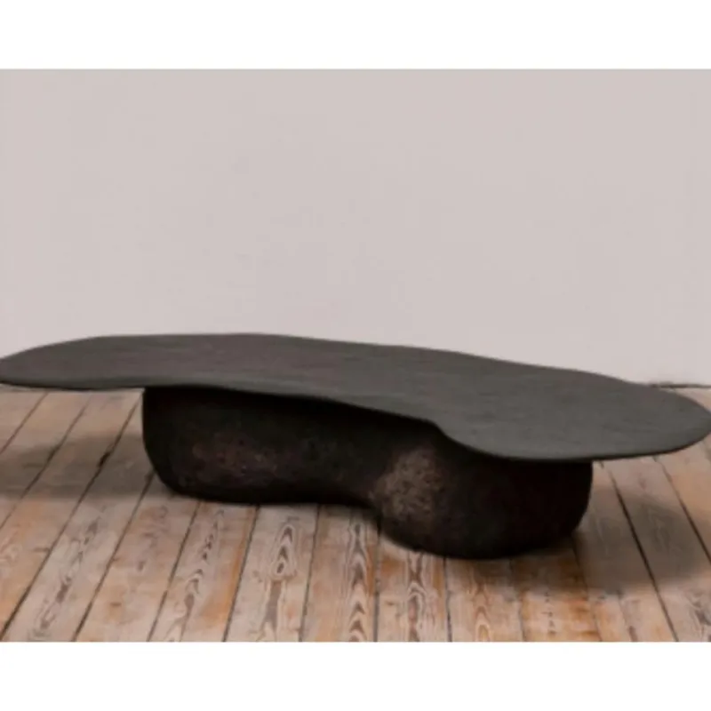 Pamono Black Rock Dining Table by Atelier Benoit Viaene> Tables