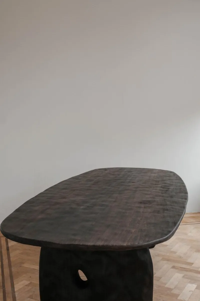 Pamono Black Rock Dining Table by Atelier Benoit Viaene> Tables