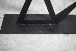 Pamono Black Sculpture, 1970s, Steel><noscript><img width=