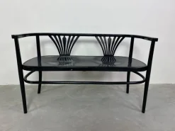 Online Pamono Black Secession Seating Group attributed to Fischel, 1890s, Set of 3