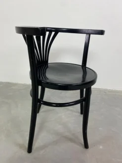Online Pamono Black Secession Seating Group attributed to Fischel, 1890s, Set of 3