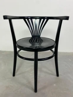 Online Pamono Black Secession Seating Group attributed to Fischel, 1890s, Set of 3