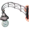 Clearance Pamono Black Secession Wall Lamp, 1890s