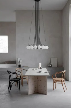 Pamono Black Structure Model 2109/24/14 Ceiling Lamp by Gino Sarfatti for Astep><noscript><img width=