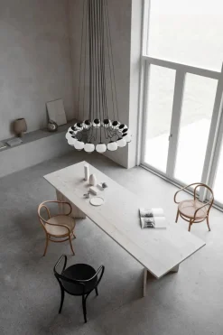 Pamono Black Structure Model 2109/24/14 Ceiling Lamp by Gino Sarfatti for Astep><noscript><img width=