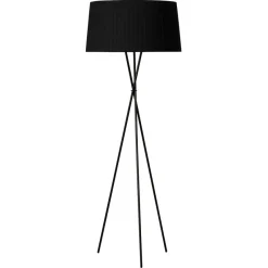 Best Pamono Black Trípode G5 Floor Lamp by Santa & Cole