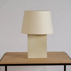 Pamono Bloc Parchment Lamps with Parchment Paper Shades by Atelier Cabanel, Set of 2><noscript><img width=
