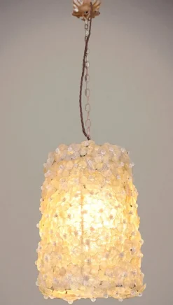 Pamono Blown Glass Millefiori Pendant Lamp from Barovier & Toso, Italy, 1950s><noscript><img width=