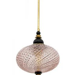 Pamono Blown Murano Glass and Brass Pendant Lamp, 2000><noscript><img width=