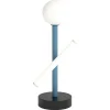 Online Pamono Blue and Black Tube and Globe Desk Light by Atelier Areti
