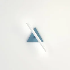 Pamono Blue and Black Tube and Triangle Wall Light by Atelier Areti><noscript><img width=