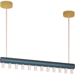 Hot Pamono Blue and Yellow Array Pendant Light by Atelier Areti