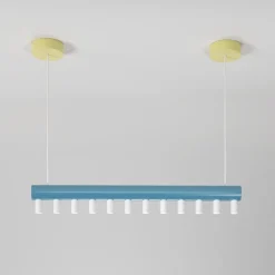 Hot Pamono Blue and Yellow Array Pendant Light by Atelier Areti
