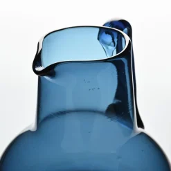 Sale Pamono Blue Blown Glass Jug by Claude Morin, Dieulefit, 1970s