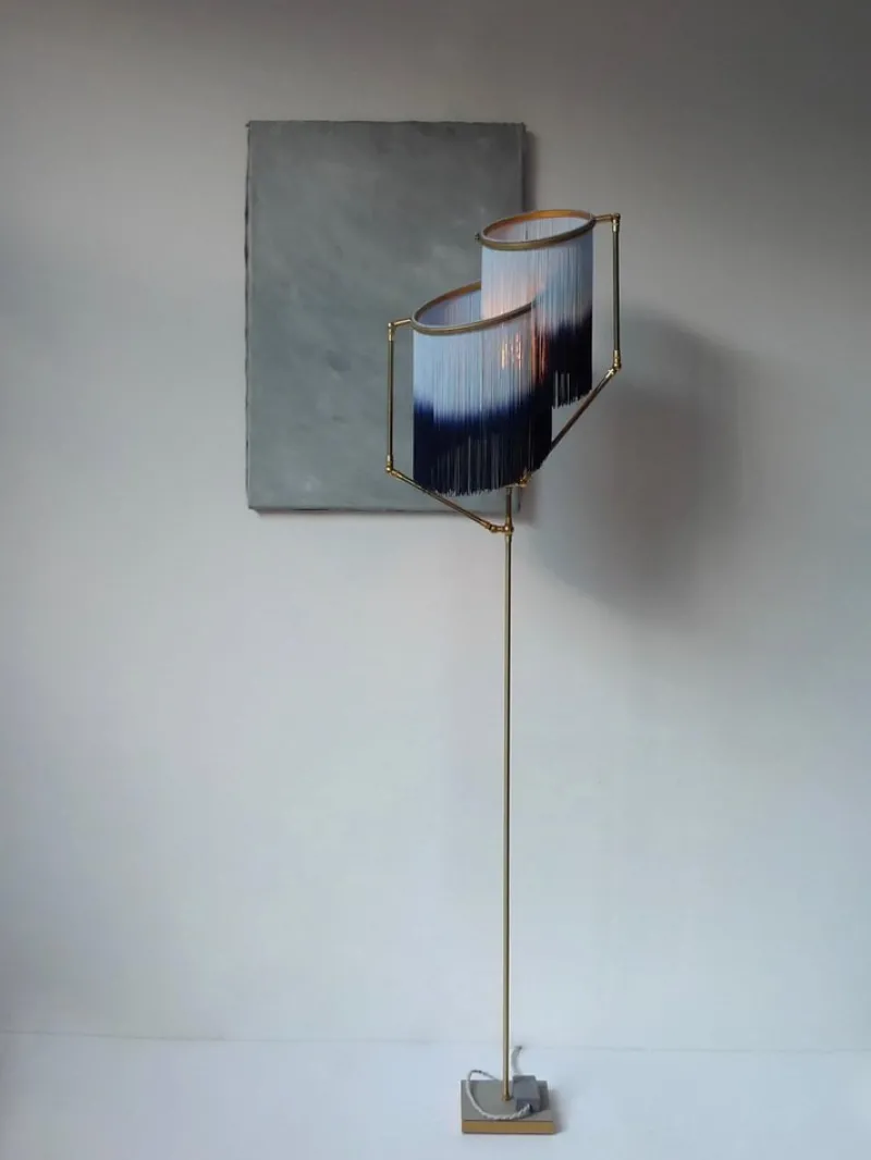 Outlet Pamono Blue Charme Floor Lamp by Sander Bottinga