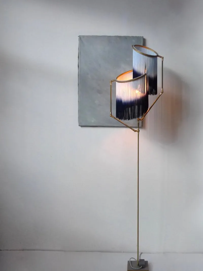 Outlet Pamono Blue Charme Floor Lamp by Sander Bottinga