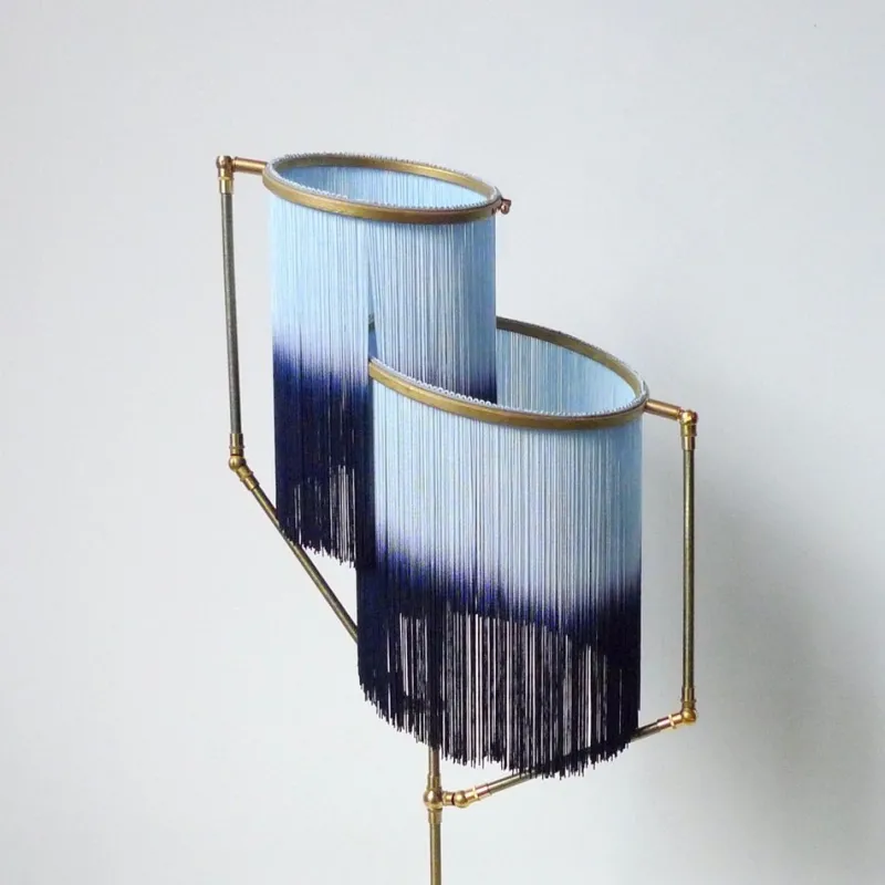 Outlet Pamono Blue Charme Floor Lamp by Sander Bottinga