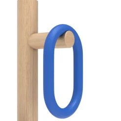 Online Pamono Blue Fernand Coat Stand in Natural Oak by Harto