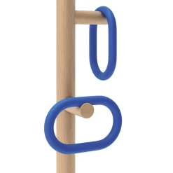 Online Pamono Blue Fernand Coat Stand in Natural Oak by Harto