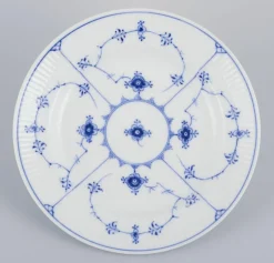 Pamono Blue Fluted Plain in Porcelain from Royal Copenhagen, 1938, Set of 6><noscript><img width=