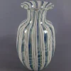 Pamono Blue, Green and White Murano Glass Vase by Colleoni, 1998> Vases